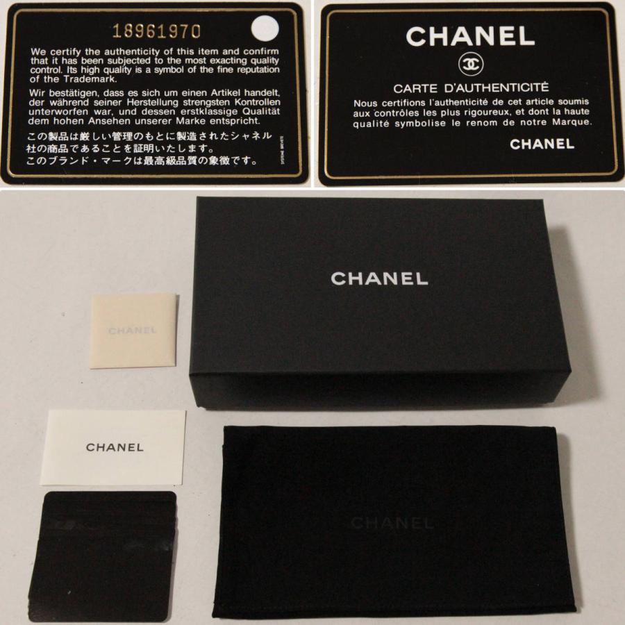 シャネル ラウンドファスナー 長財布(18961970)キャビアスキン レッド  