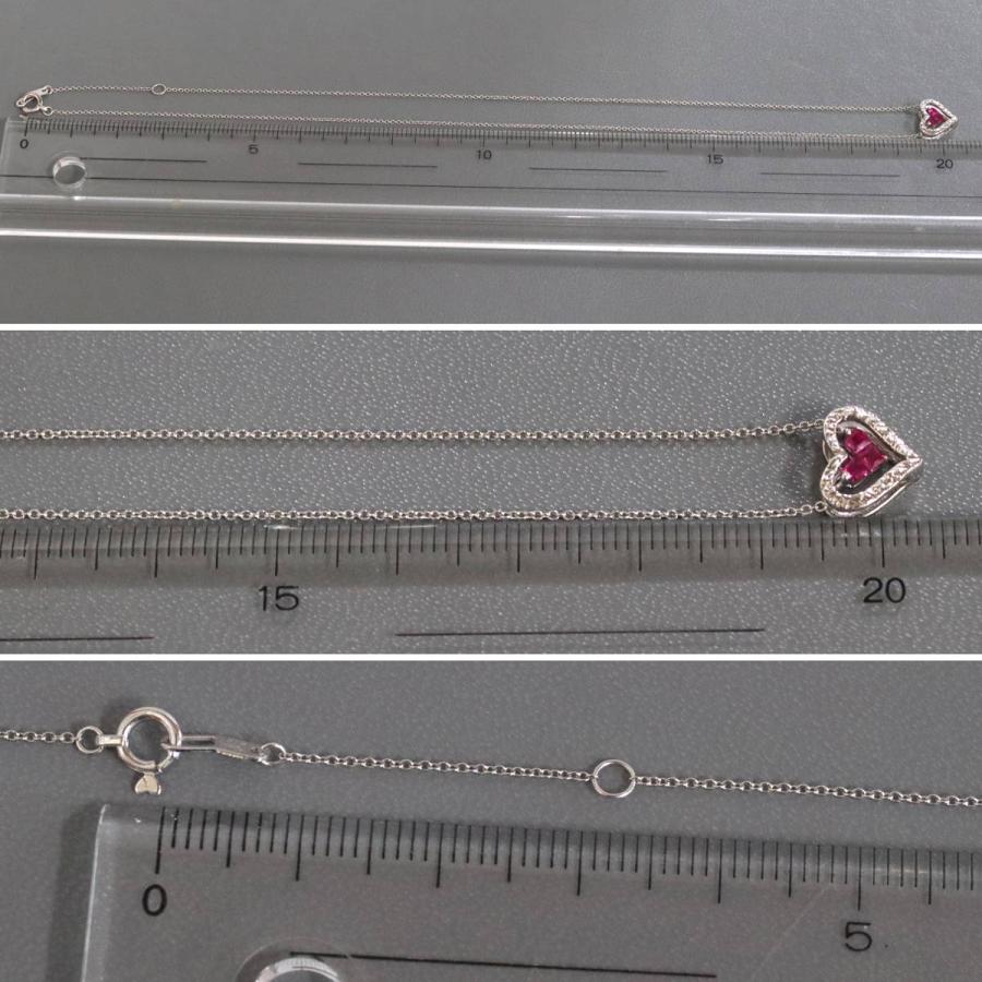 STAR JEWELRY（スタージュエリー） ミステリアスハート K18WG ルビー