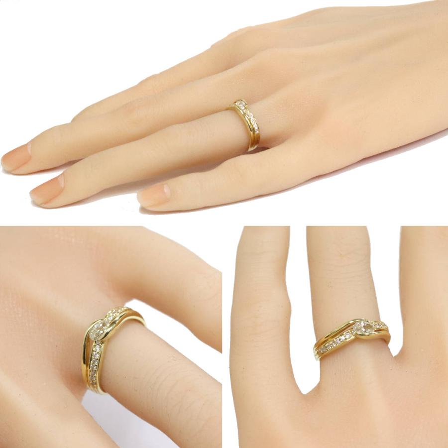 K18 18金 パール ダイヤモンドリング 1ct 8.9g