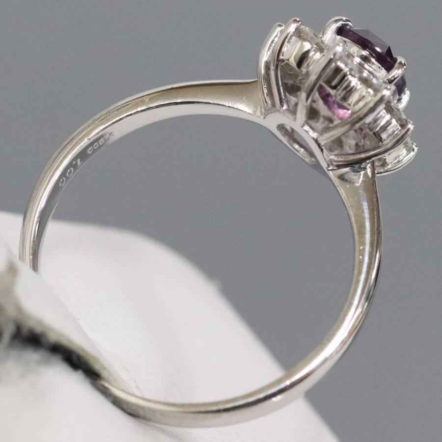 専用　pt900サファイヤ1.00ctダイヤモンド0.17ctリング Pt900 sapphire 0.47ct ring (swinging type)