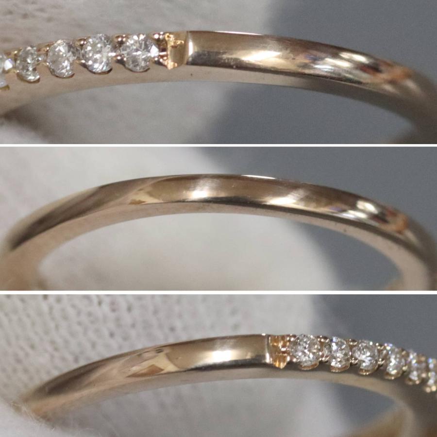 K18PGダイヤモンドリング D0.30 2.2g #9.5 ピンクゴールド 4月誕生石  