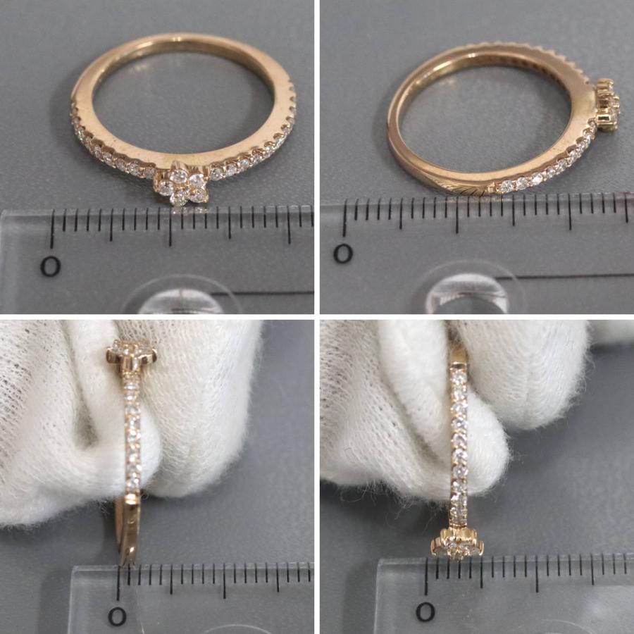 K18PGダイヤモンドリング D0.30 2.2g #9.5 ピンクゴールド 4月誕生石  