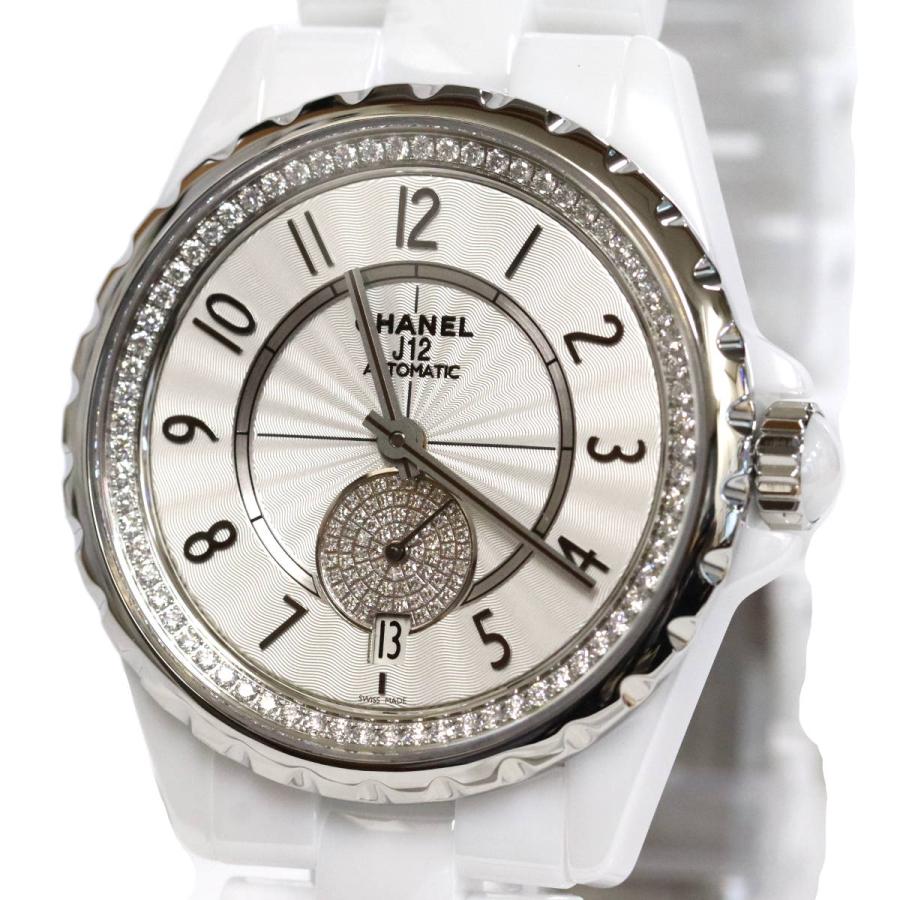 J12 シャネル J12-365 ダイヤモンド(H3841)ホワイトセラミック 自動