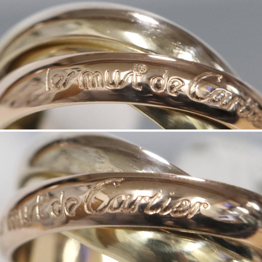 TRINITY（Cartier） カルティエ 750トリニティリング 7.2g #8(#49)内箱