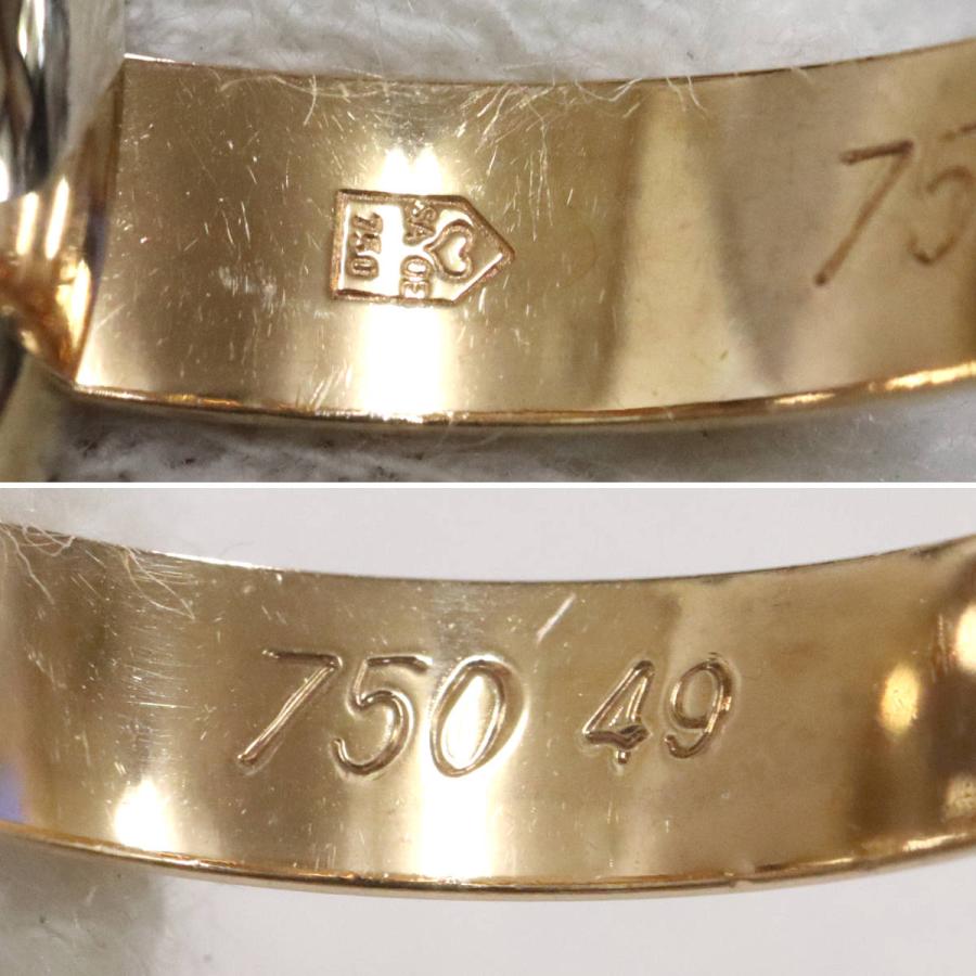 な*な様 Cartier トリニティリング 48サイズ Au750 TRINITY（Cartier） カルティエ 750トリニティリング 7.2g #8(#49)内箱
