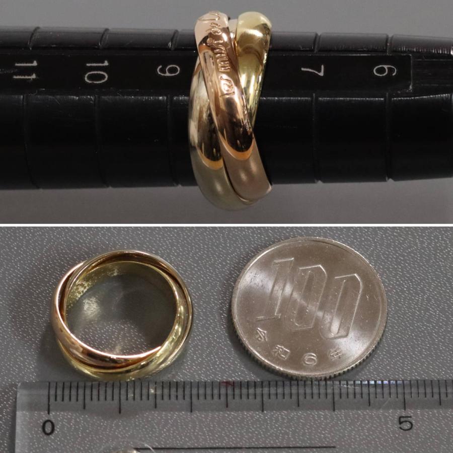 TRINITY（Cartier） カルティエ 750トリニティリング 7.2g #8(#49)内箱