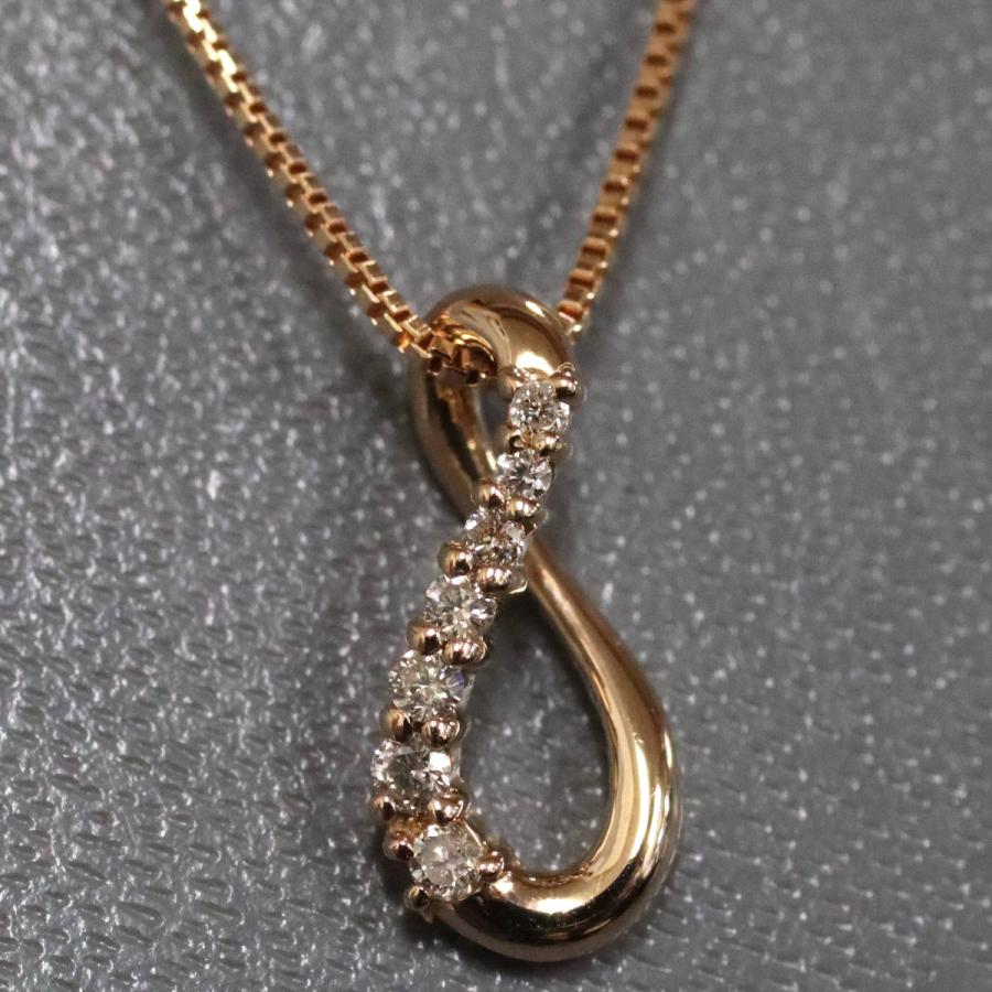 vaヴァンドーム青山 K18 ダイヤ ネックレス ピンクゴールド 　値段交渉○ VENDOME AOYAMA（ヴァンドーム青山） K18PGダイヤモンドネックレス 2.5