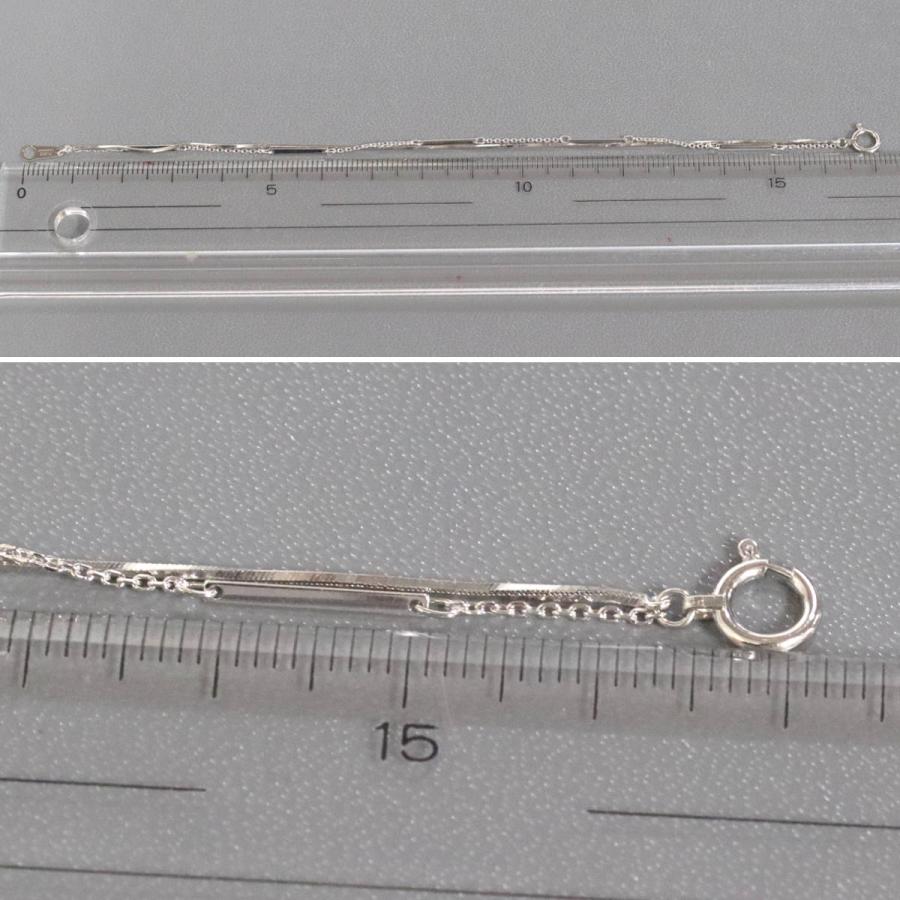 ヴァンドーム Pt850ブレスレット 2.2g 16.5cm プラチナ VENDOME : 鴫原