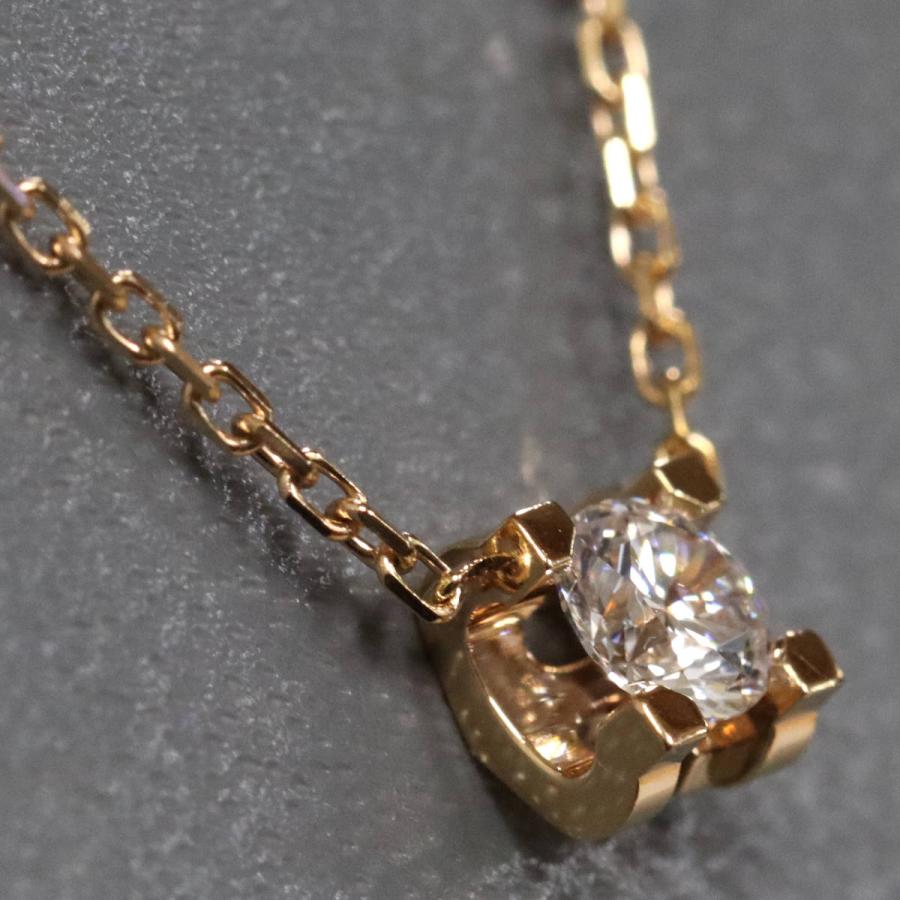 C DE CARTIER カルティエ Cドゥ ネックレス(CRN7424281)750PG D0.19