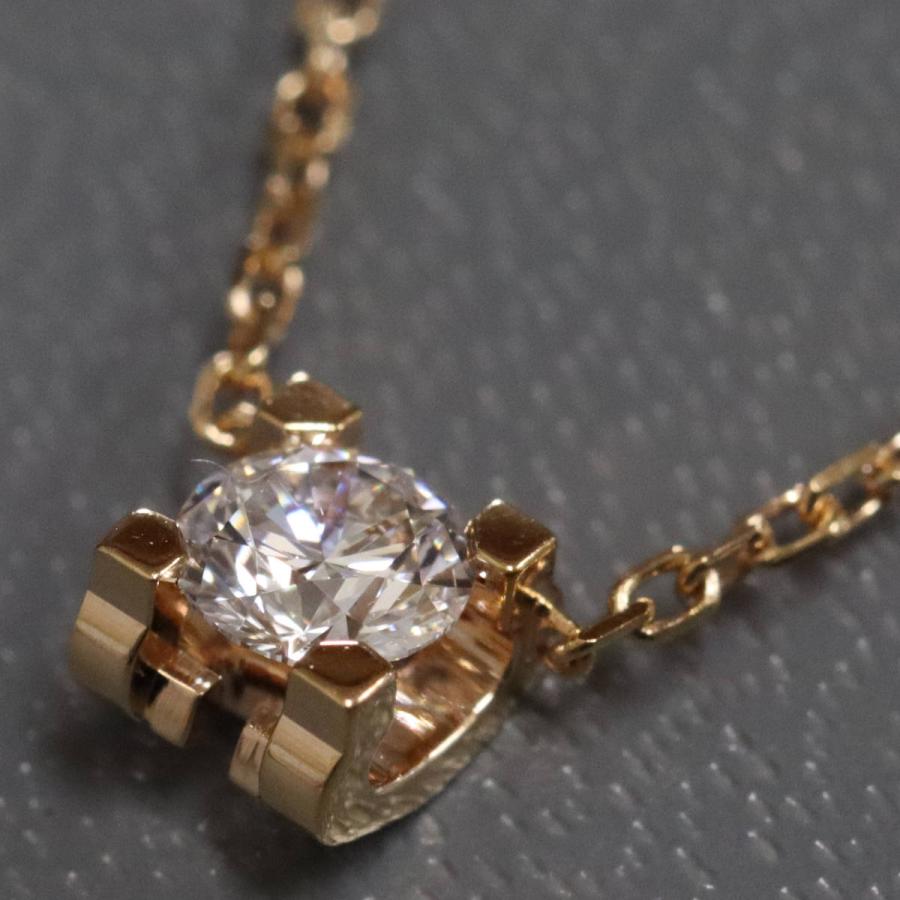 C DE CARTIER カルティエ Cドゥ ネックレス(CRN7424281)750PG D0.19