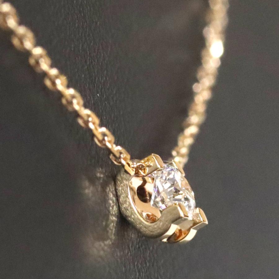 C DE CARTIER カルティエ Cドゥ ネックレス(CRN7424281)750PG D0.19