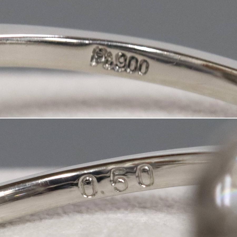 Pt900ダイヤモンドリング D0.50 3.6g #13 プラチナ 13号 : 鴫原質店