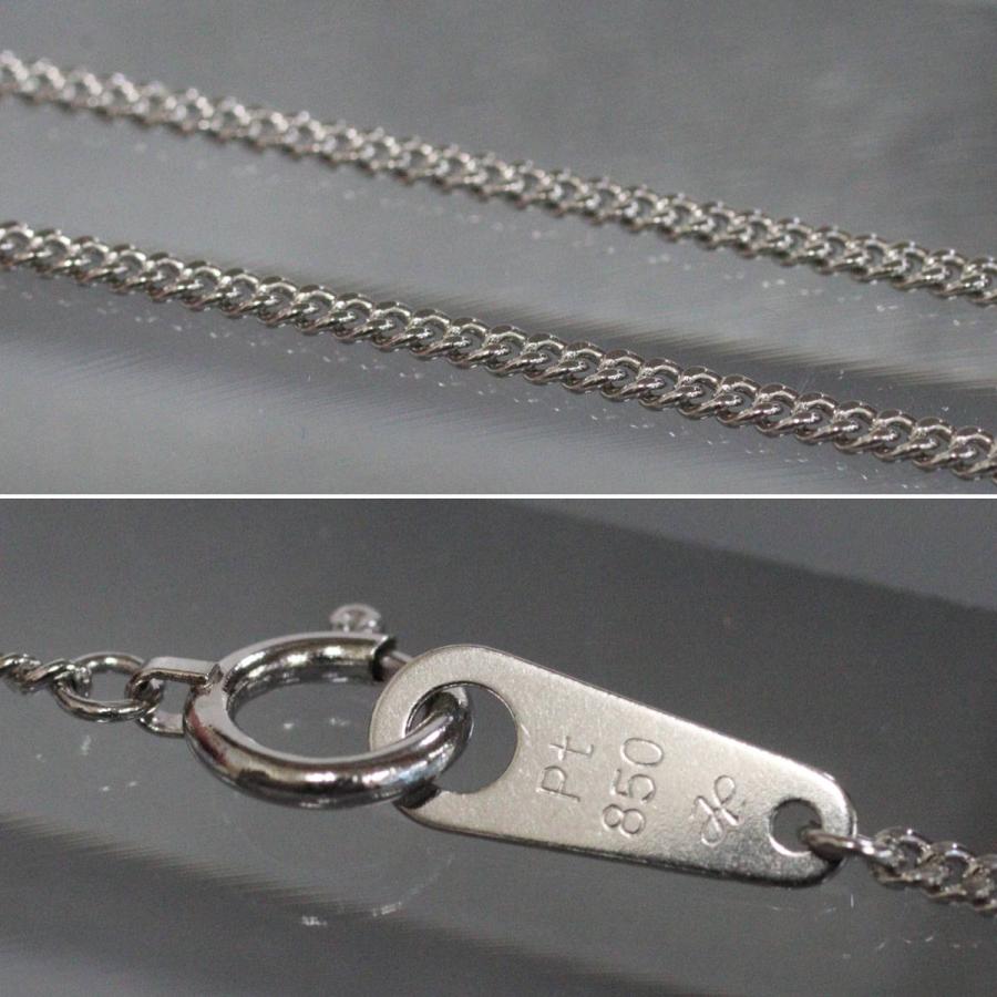 Pt850ダイヤモンドネックレス D1.07 4.7g 39cm プラチナ 1カラット 1粒