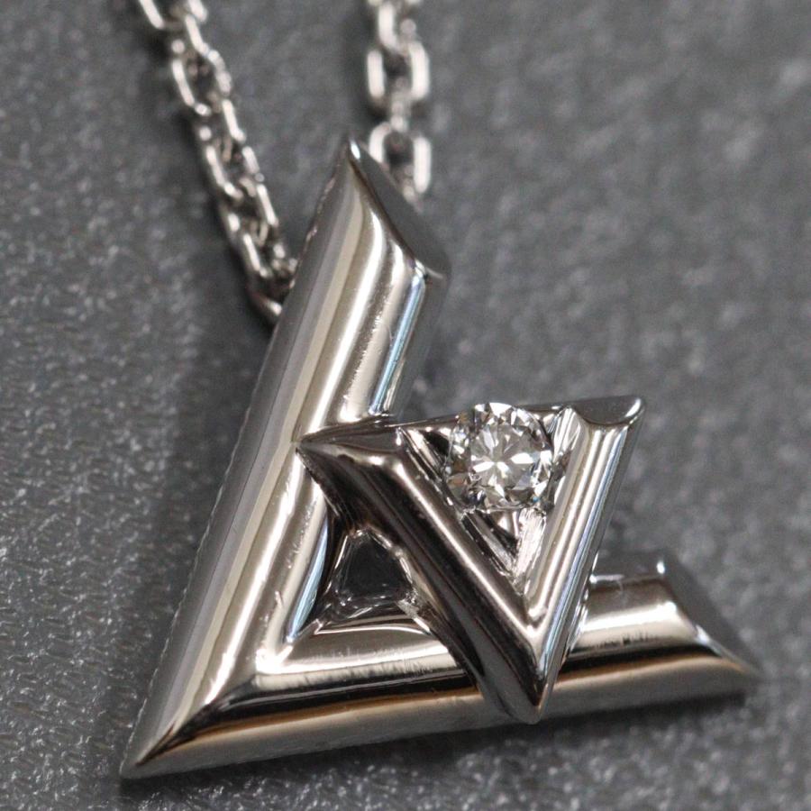 LV ヴォルト ルイ・ヴィトン ワン PM ネックレス ホワイトゴールド