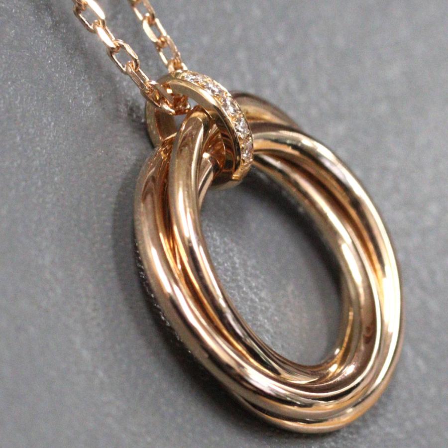 TRINITY（Cartier） カルティエ 750PG トリニティ 5Pダイヤモンド