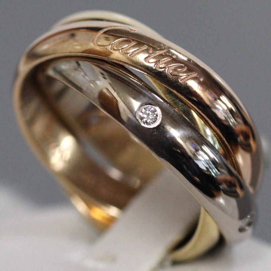 TRINITY（Cartier） カルティエ 750トリニティリング 5PD 9.8g #11(#51 