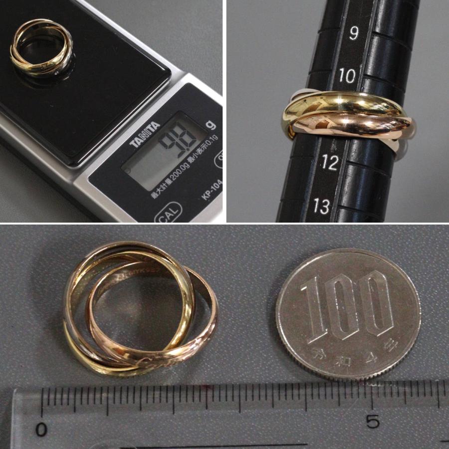 TRINITY（Cartier） カルティエ 750トリニティリング 5PD 9.8g #11(#51