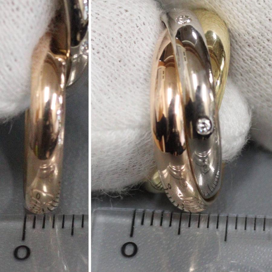 TRINITY（Cartier） カルティエ 750トリニティリング 5PD 9.8g #11(#51