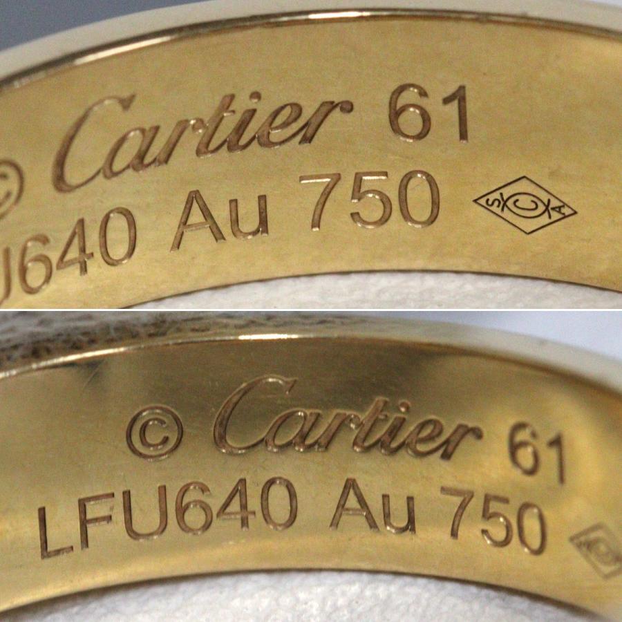 LOVE（Cartier） カルティエ 750YG ラブリング クラシックモデル 6.9g