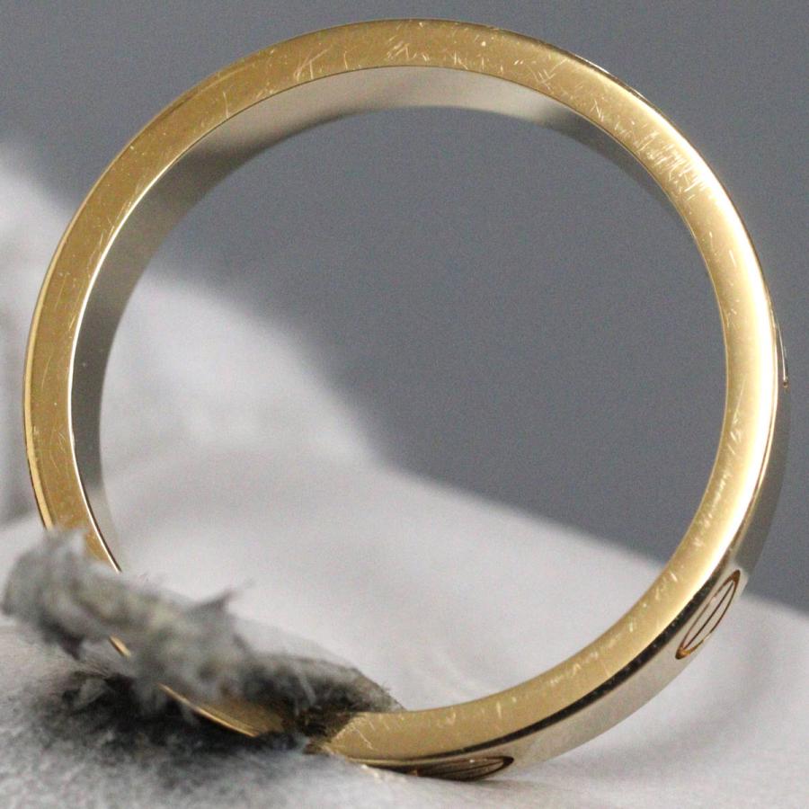 ☆美品☆カルティエ ミニラブリング #55 750PG 証明書付 LOVE（Cartier） カルティエ 750 ミニラブリング 5.0g #15(#55