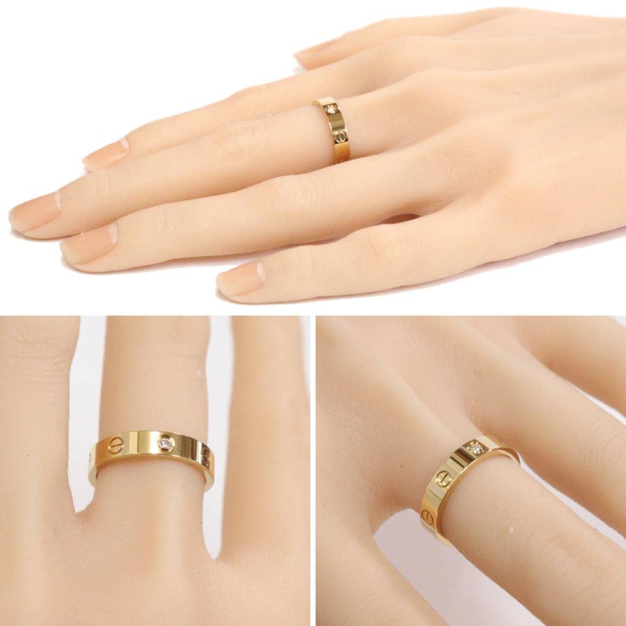 ☆美品☆カルティエ ミニラブリング #55 750PG 証明書付 LOVE（Cartier） カルティエ 750 ミニラブリング 5.0g #15(#55