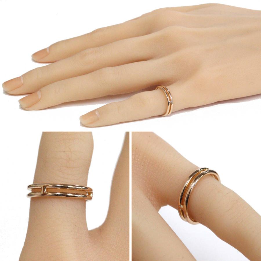 HERMES（エルメス） 750PG アリアンヌ ウェディング リング 2.6g #9
