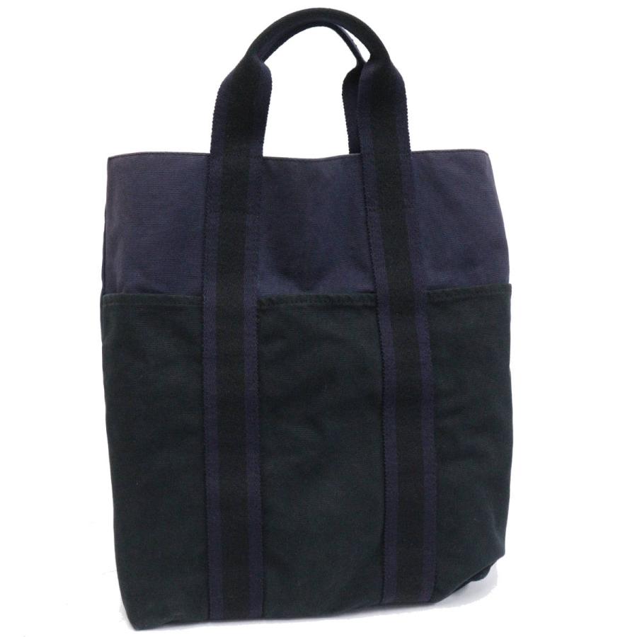 フールトゥ エルメス カバス トートバッグ ネイビー／ブラック : 鴫原