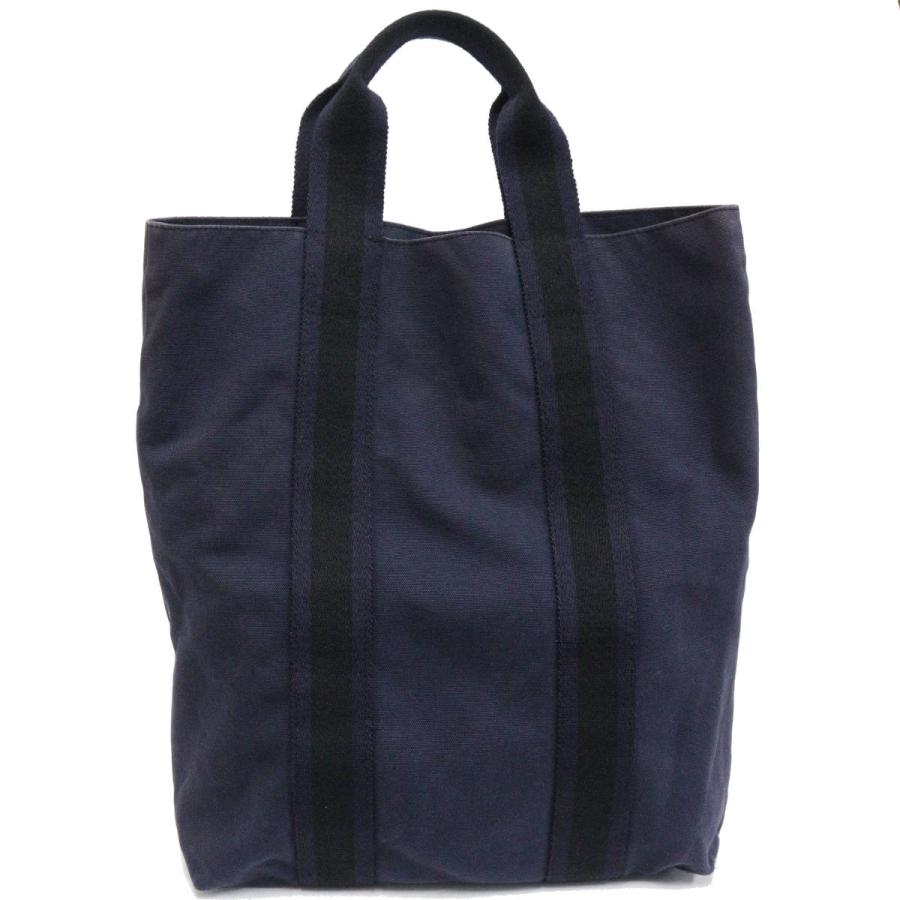 エルメス フールトゥ カバス トートバッグ ネイビー／ブラック : 鴫原