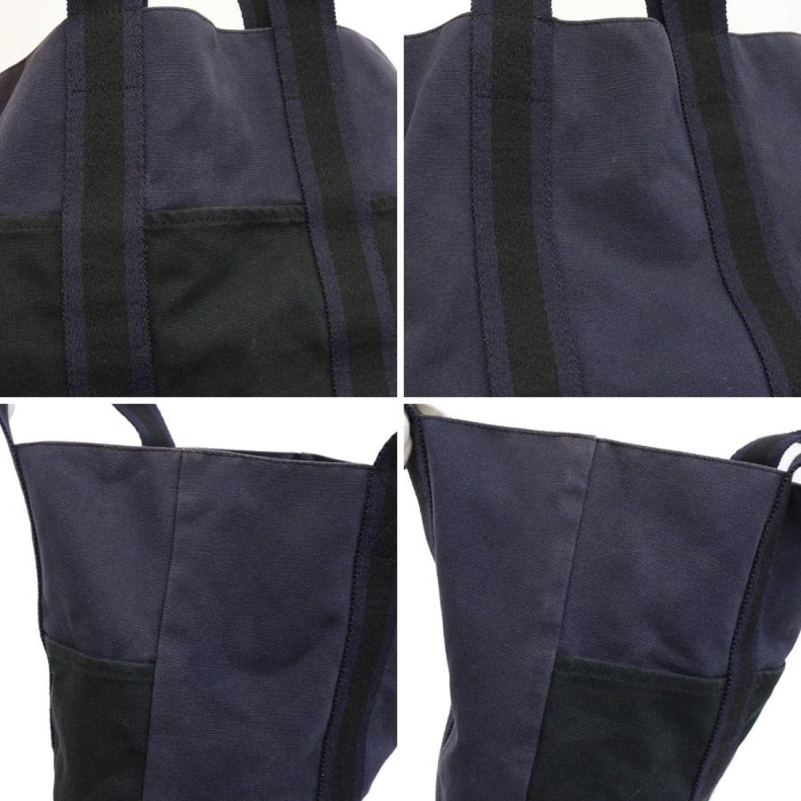 エルメス フールトゥ カバス トートバッグ ネイビー／ブラック : 鴫原