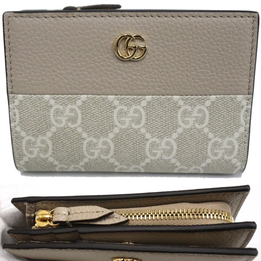 【箱・保存袋付き】GUCCI グッチ GGスプリーム 二つ折り財布 GUCCI（グッチ） ダブルGバイカラー スモールウォレット(841360)箱