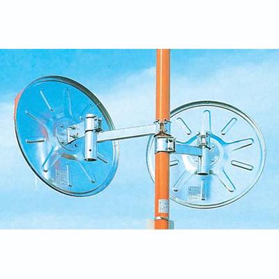ミラー用W取付金具 800W-76-R【カーブミラー・二面鏡取付金具】 : 仕事