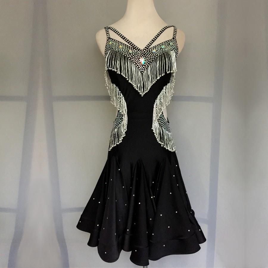 社交ダンスドレス ダンス バレエ ラテンドレス スポーツ モダンドレス ロングスカート ダンスウエア 競技 デモ パーティー 社交ダンス ダンス衣装 ワンピース 0119 0119 Xineiダンスドレス