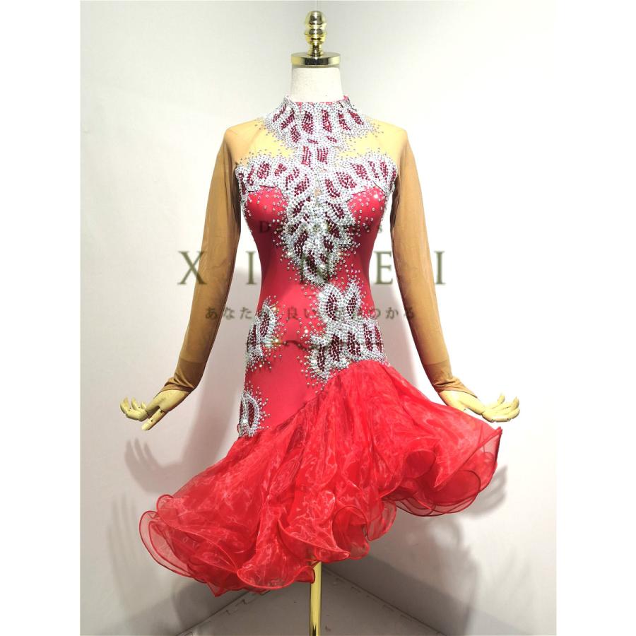 代引不可 社交ダンスドレス ラテンドレス モダンドレス ロングスカート ダンスウエア 競技 デモ パーティー ダンス衣装 ワンピース 格安人気 Zoetalentsolutions Com