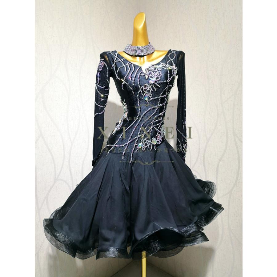 XINEIダンスドレス社交ダンスドレス ラテンドレス モダンドレス