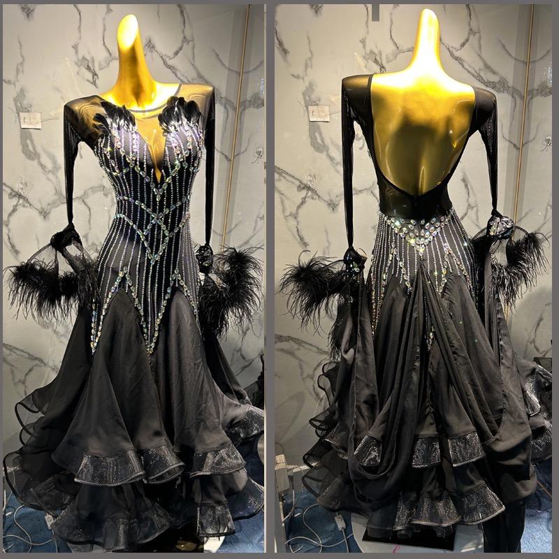 社交ダンスドレス　競技ダンス　ラテンドレス試合デモ 完成品☆社交ダンス衣装・ラテンドレス（競技・デモ用）】新品