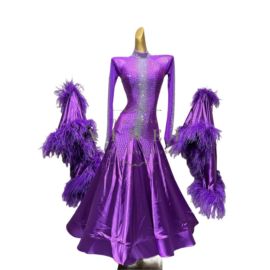 ラテンドレス社交ダンス競技デモラテンダンス衣装