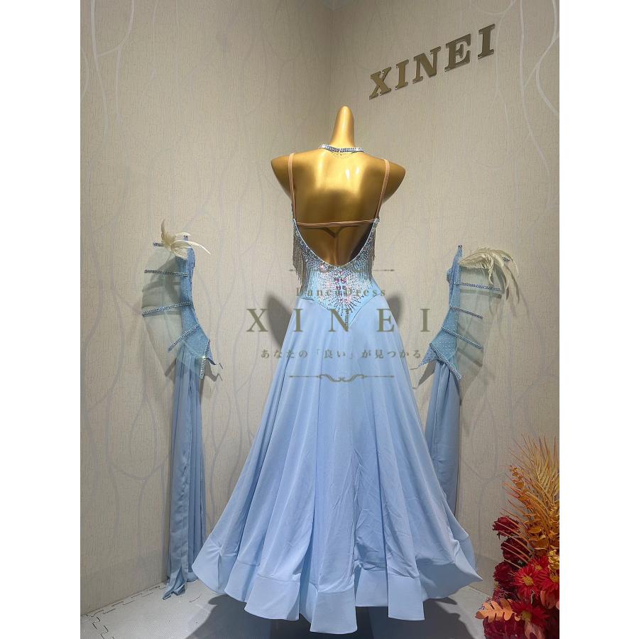 社交ダンスドレス ラテンドレス モダンドレス ロングスカート ダンス