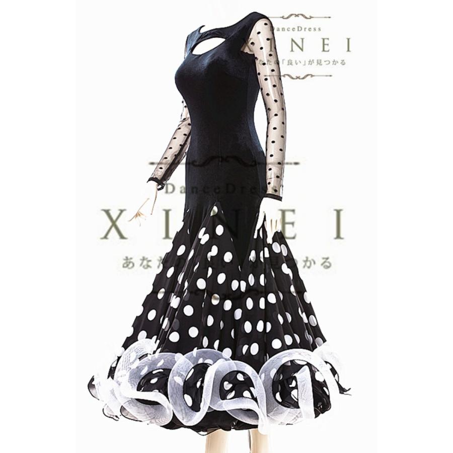 送料無料社交ダンスドレス　 ラテンドレス　モダンドレス　競技　デモ　ダンス衣装　ワンピース オーダーメード