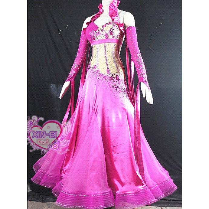 送料無料社交ダンスドレス　 ラテンドレス　モダンドレス　競技　デモ　ダンス衣装　ワンピース オーダーメード