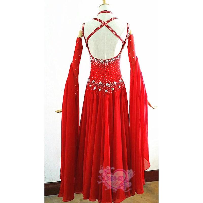 新品未使用！ 送料無料社交ダンスドレス　 ラテンドレス　モダンドレス　競技　デモ　ダンス衣装　ワンピース オーダーメード 【HO5474928895】(19782円)