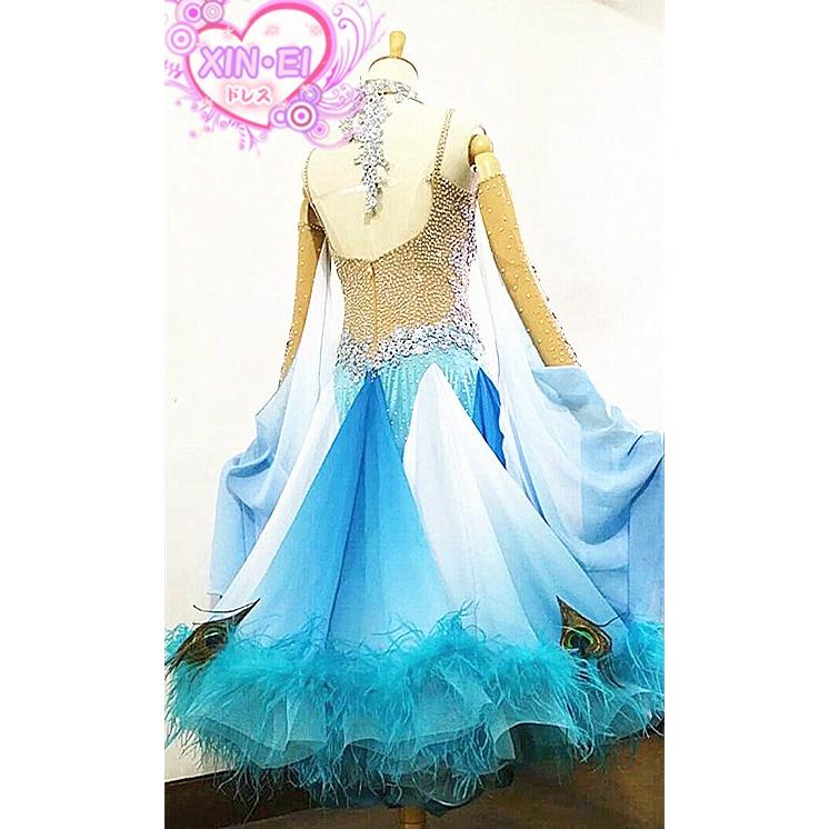 ⭐公式品⭐ 送料無料社交ダンスドレス　 ラテンドレス　モダンドレス　競技　デモ　ダンス衣装　ワンピース オーダーメード 【GMS9838094863】(35547円)