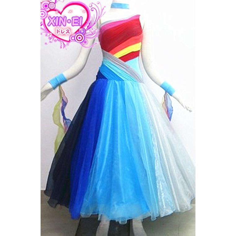 送料無料社交ダンスドレス　 ラテンドレス　モダンドレス　競技　デモ　ダンス衣装　ワンピース オーダーメード