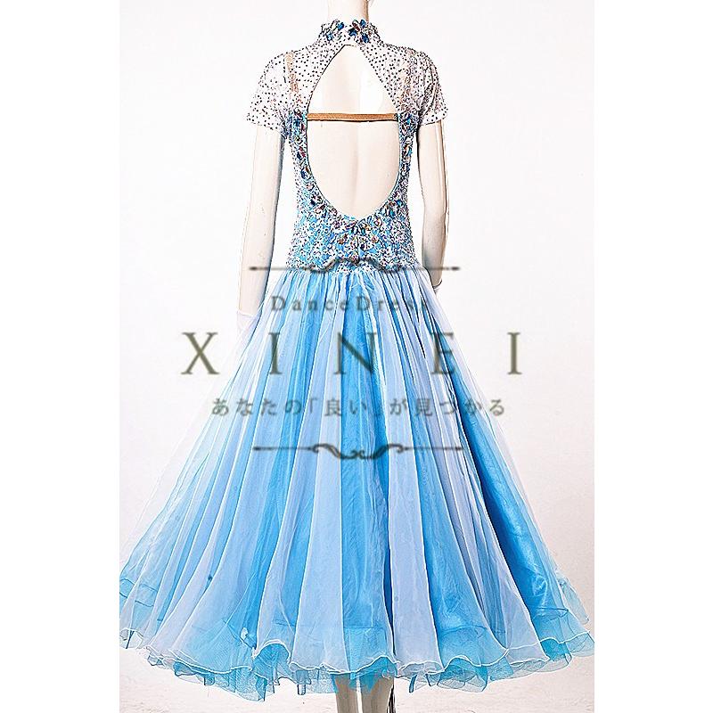 最新 送料無料社交ダンスドレス　 ラテンドレス　モダンドレス　競技　デモ　ダンス衣装　ワンピース オーダーメード 【CEG1037859796】(37500円)