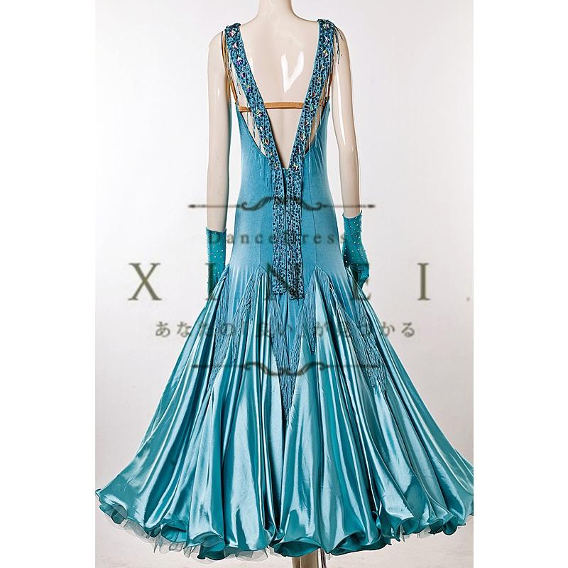 「人气商品」 送料無料社交ダンスドレス　 ラテンドレス　モダンドレス　競技　デモ　ダンス衣装　ワンピース オーダーメード 【Y7367410623】(26620円)