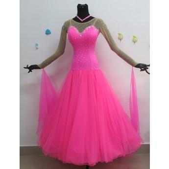 送料無料社交ダンスドレス　 ラテンドレス　モダンドレス　競技　デモ　ダンス衣装　ワンピース オーダーメード