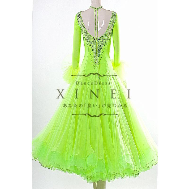 【中古品 】 送料無料社交ダンスドレス　 ラテンドレス　モダンドレス　競技　デモ　ダンス衣装　ワンピース オーダーメード 【5826669631】(21053円)