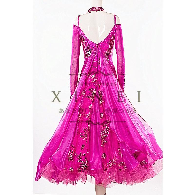 送料無料社交ダンスドレス　 ラテンドレス　モダンドレス　競技　デモ　ダンス衣装　ワンピース オーダーメード ご了承ください