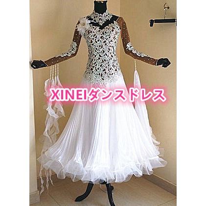 送料無料社交ダンスドレス　 ラテンドレス　モダンドレス　競技　デモ　ダンス衣装　ワンピース オーダーメード