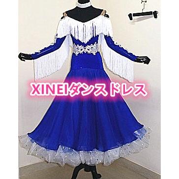 送料無料社交ダンスドレス　 ラテンドレス　モダンドレス　競技　デモ　ダンス衣装　ワンピース オーダーメード