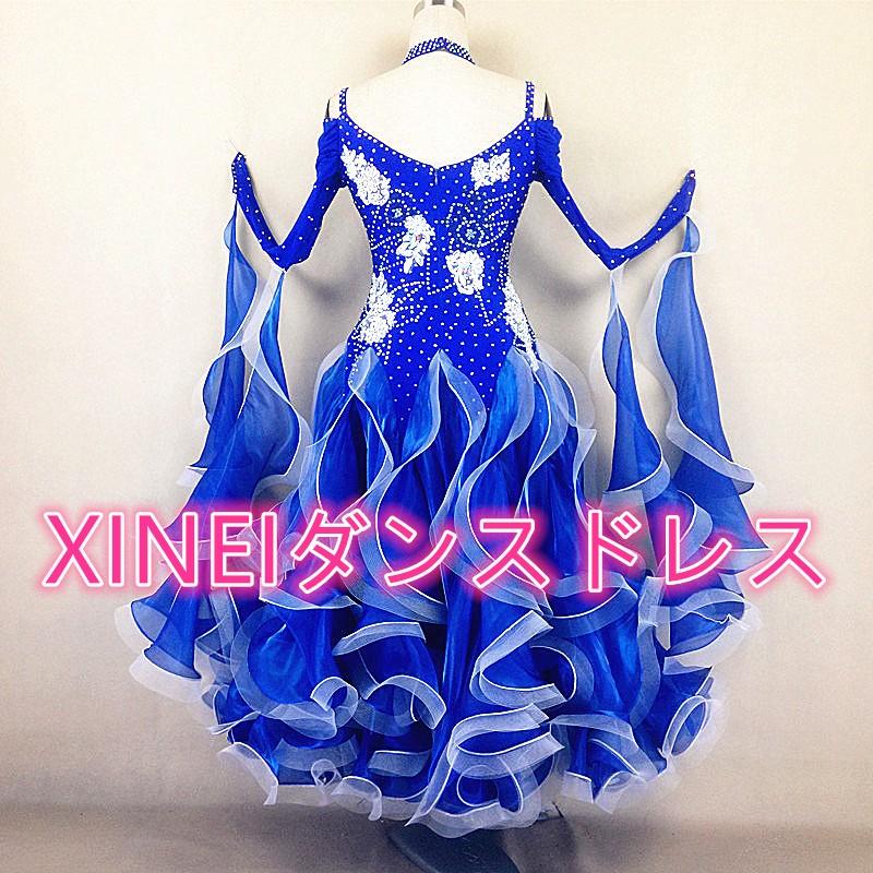 送料無料社交ダンスドレス　 ラテンドレス　モダンドレス　競技　デモ　ダンス衣装　ワンピース オーダーメード ご了承ください